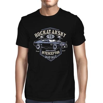 1Tee Mens Rockatansky Mad Max Car T-Shirt