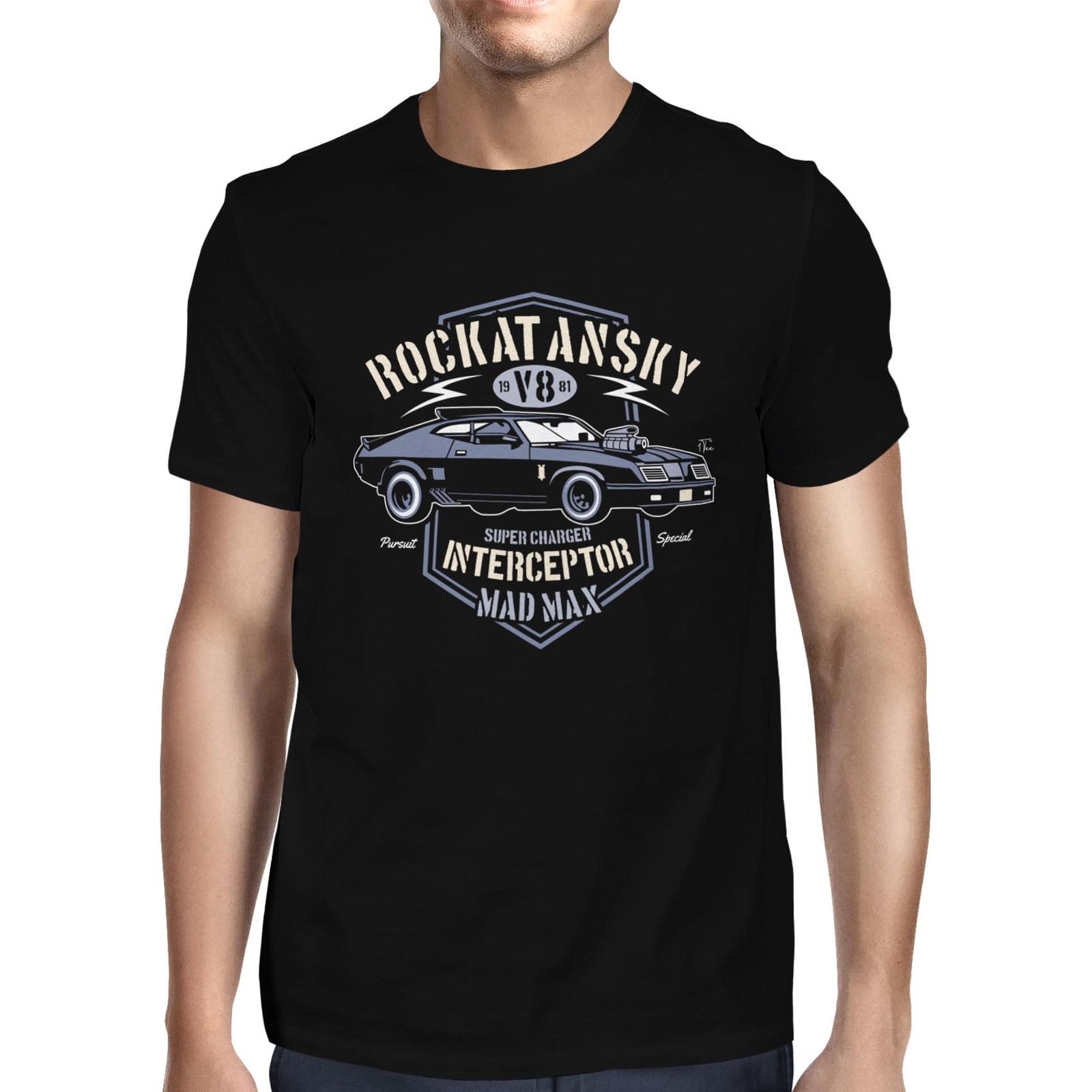 1Tee Mens Rockatansky Mad Max Car T-Shirt S