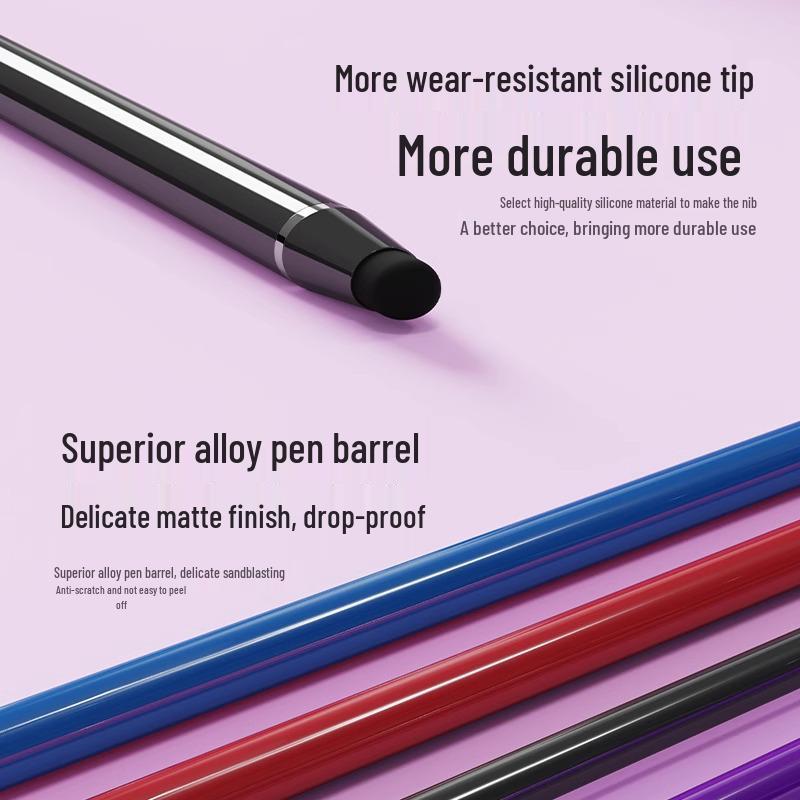 Newcomer Discount: 5 Yuan - Capacitive Touch Screen Stylus with Double-Sided Silicone Tip for Tablets and Phones