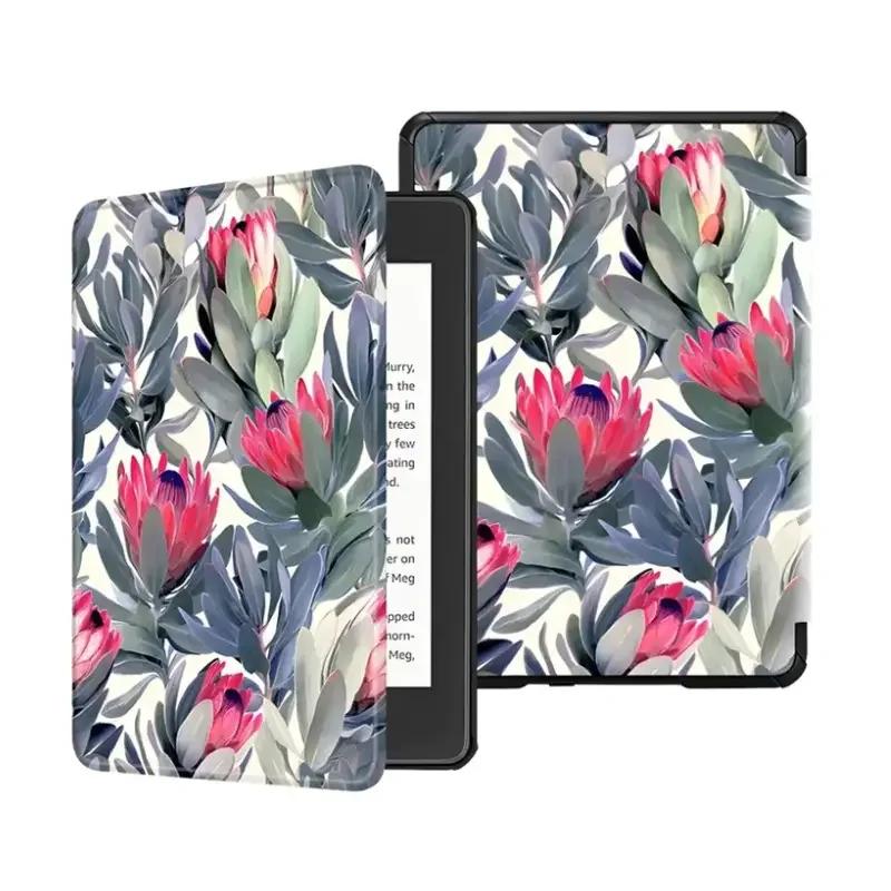 For Kindle Colorsoft Signature Edition 1st Generation Case 7 inch 2025 Leather Case Auto Sleep Cover Paperwhite 12th Gen Funda