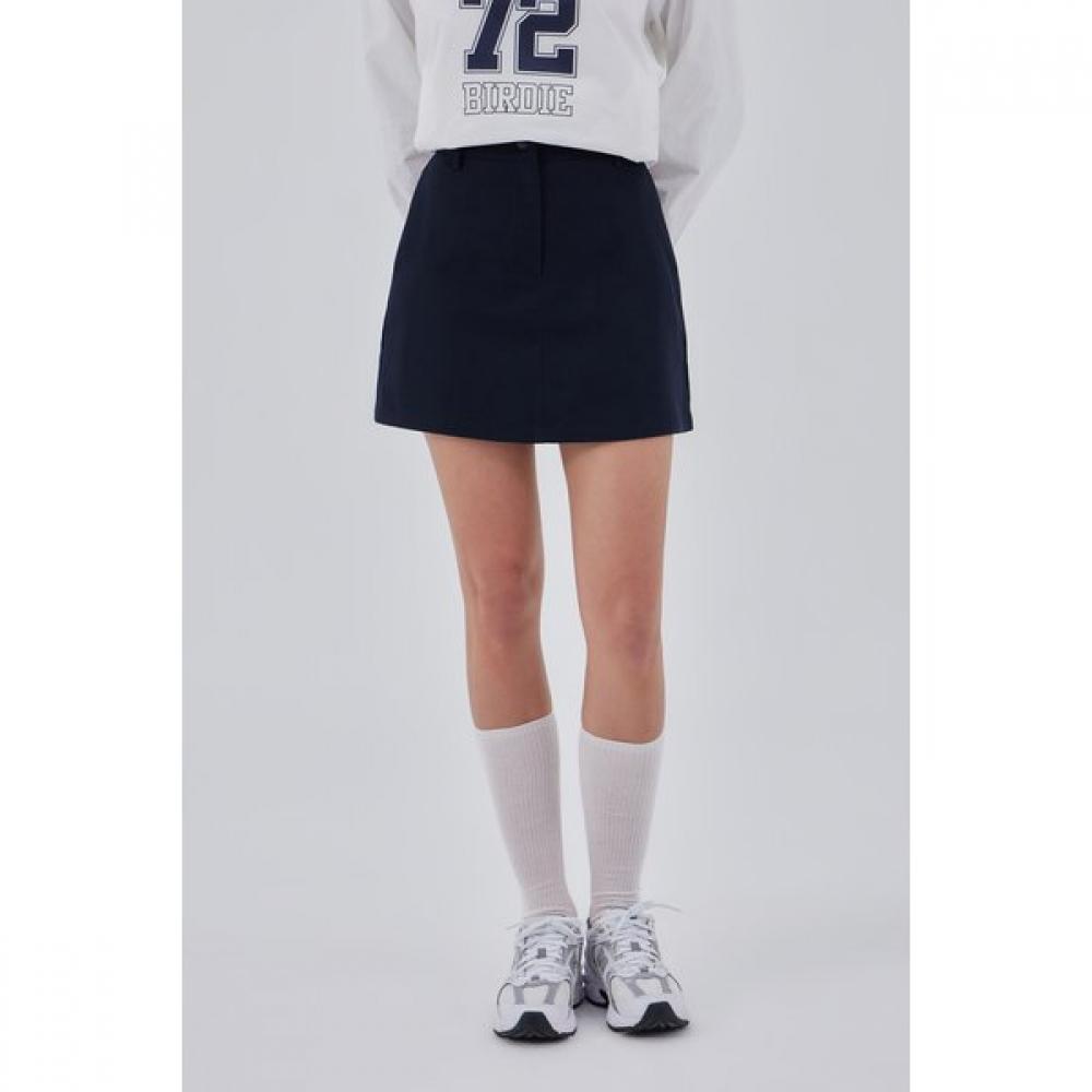 GOXO ClAssic Fit A Line Culotte Skirt nAvy