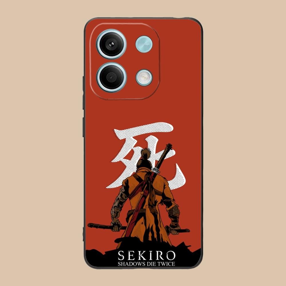 

Умный чехол для мобильного телефона Sekiro Shadows для Xiaomi Redmi Note 13 12 11 10 9 8 7 6 S A Pro Lite Plus 5G Черный корпус Redmi Note12 Pro