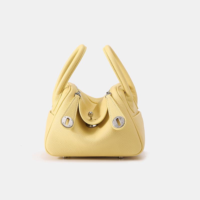 Klasická taška Lindy Zlatá/Stříbrná přezka Velká Crossbody taška přes rameno