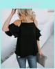 Minimalistisk Ensfarvet Off-Shoulder Tanktop til Kontor og Fritid