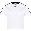 Originals Cali Baby Knitted Striped Casual Sports Short Sleeve T-Shirt Women Tops KT7793