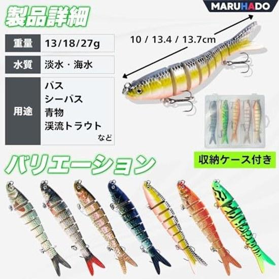 Big bait sea bass lure 5-piece set minnow storage case fishing Spanish mackerel.
