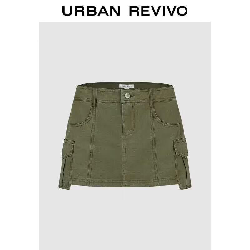 UR 2026 Spring Women's Utility Pocket Mini Skirt