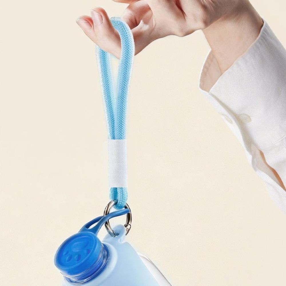 2-in-1 Portable Dog Drinking Cup Leak-Proof 300 ML Collapsible Dog Drinker No-Spill Plastic Foldable Pet Water Bottle Outdoor