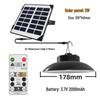 Retro Solar LED Pendant Courtyard Light