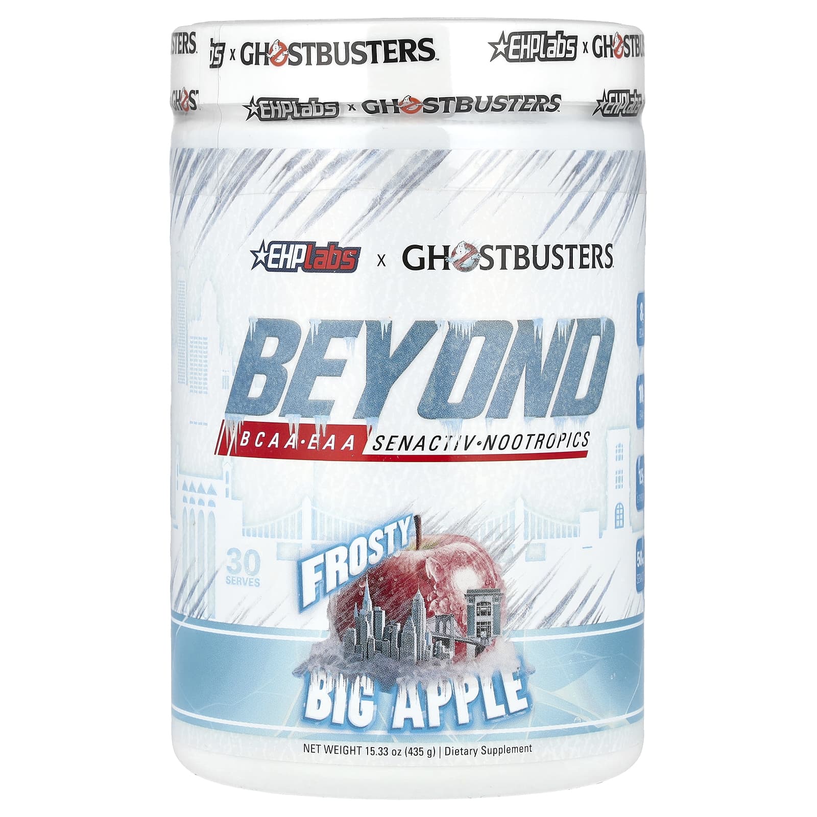 

Ghostbusters, Vegan, Bcaa-Eaa, Frosty Big Apple, 435g (15.33oz)