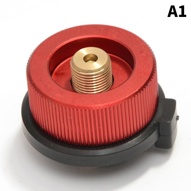 High Quality Camping Gas Furnace Converter Device Long Gas Tank Gas Furnace Conversion Head Metal Gas Tank Cylinder Adapter