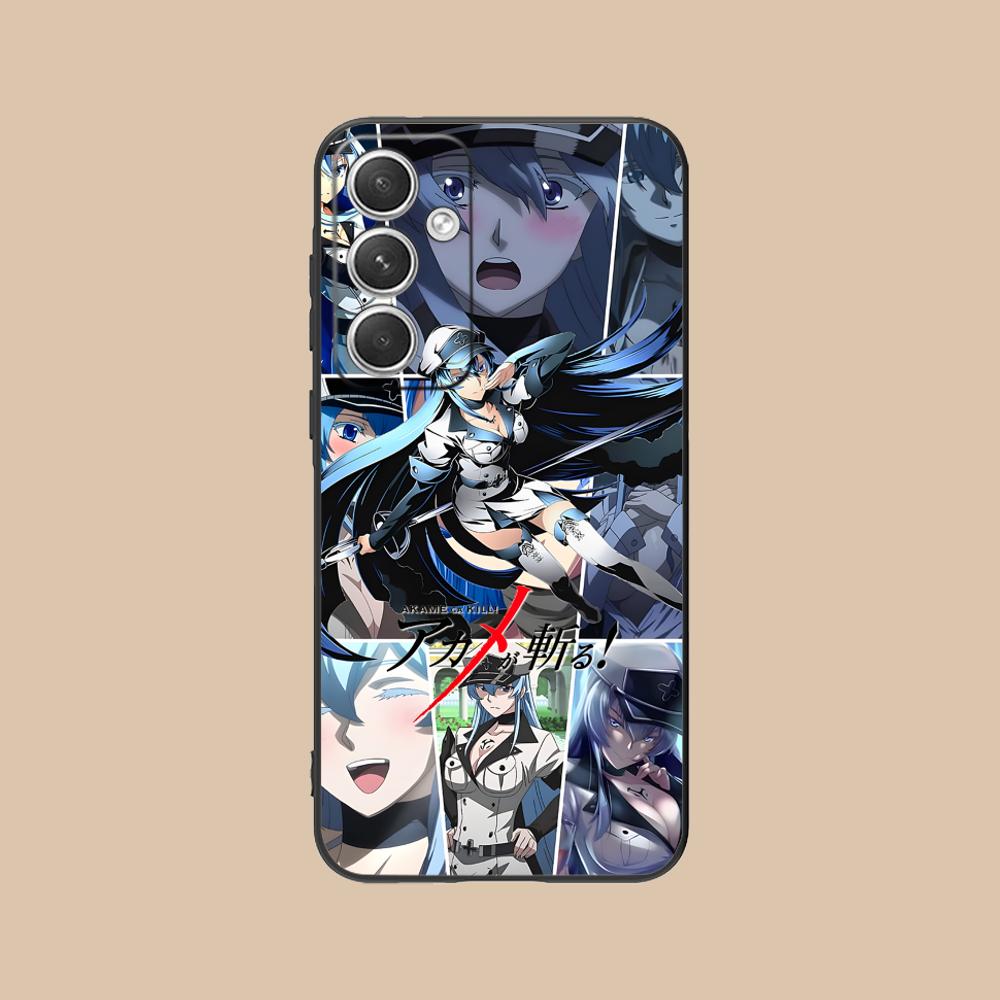 

Akame Esdeath Phone Case for Samsung Galaxy S25 S24 S23 S22 S21 S20 S10 S9 Plus FE Ultra Lite Black Cellphones Smartphone Galaxy S9 Plus