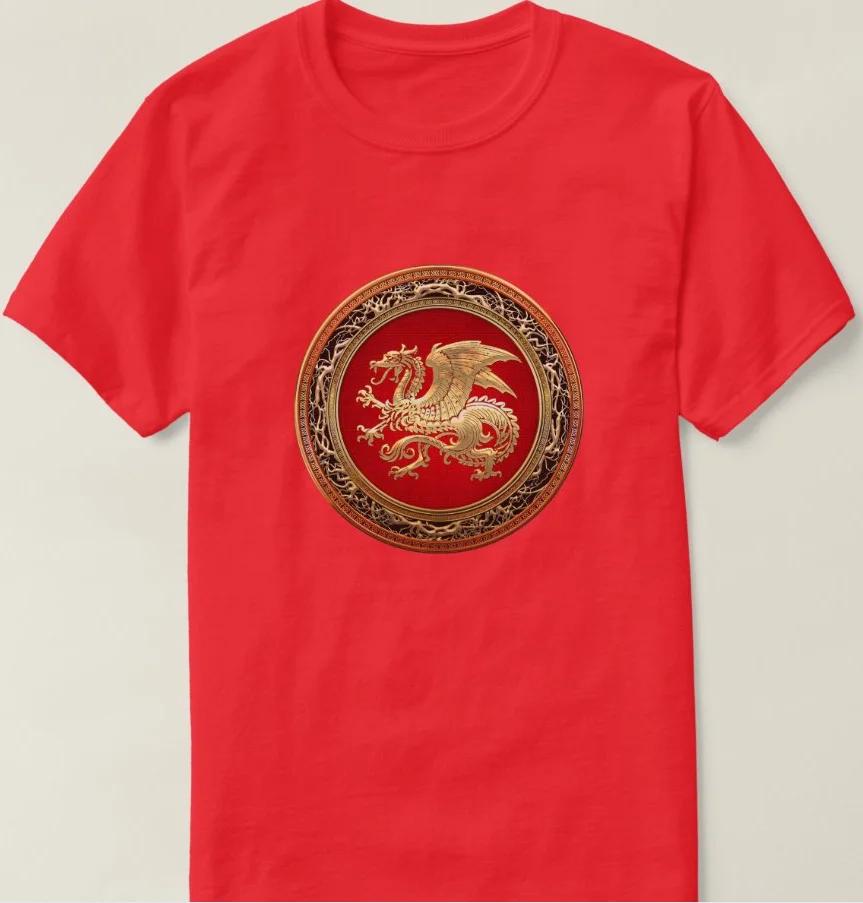 Исландский Дракон Священные Символы Герб Исландии Футболка с коротким рукавом 100% Хлопок Повседневная Футболка Свободный Верх Размер S3XL S