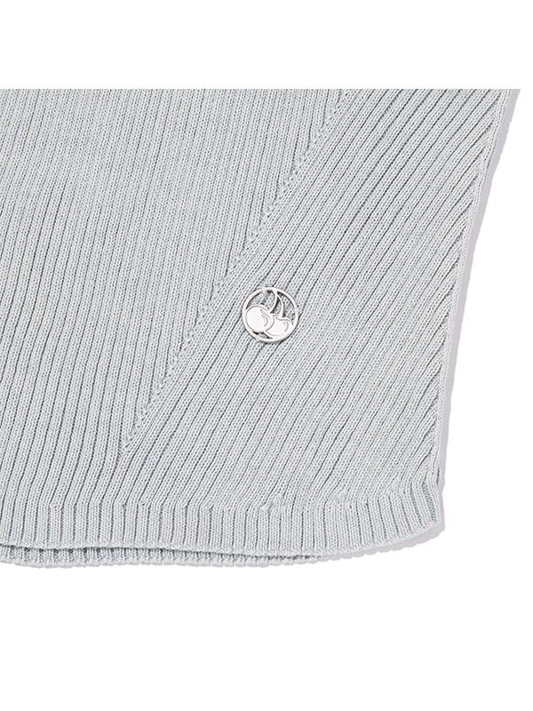 KIRSH Pigment-Dyed Slim Fit Knit [Light Blue]