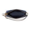 COACH Nolita Jacquard Fabric With Leather Pochette Shoulder Bag Handheld Wrist Handbag Mini Women's Denim Blue C3334-IMDEI