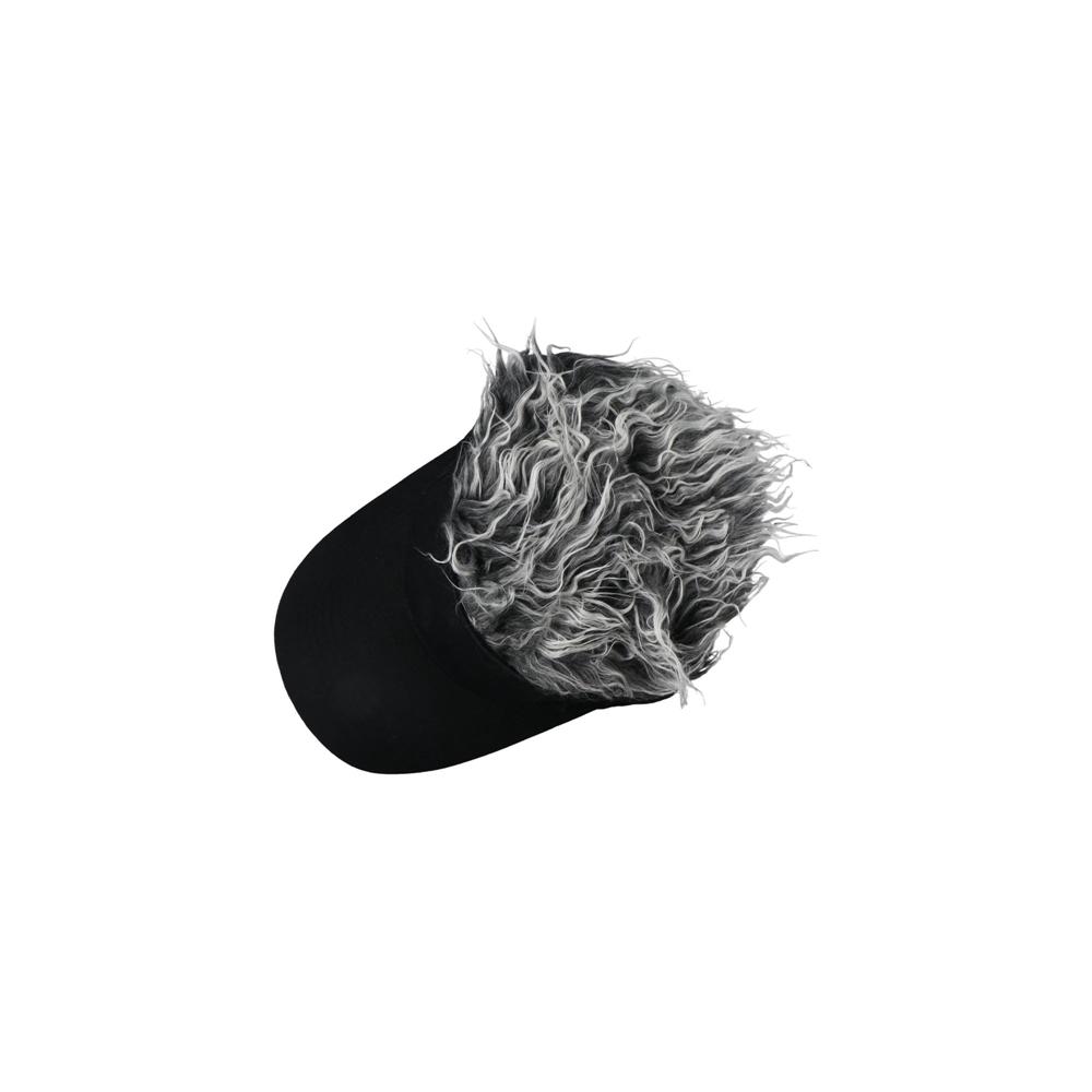 Fluffy Brown Wig Golf Baseball Cap Baseball Cap With Spiked Hairs Wig Fake Hair Hat Fun Toupee Hats