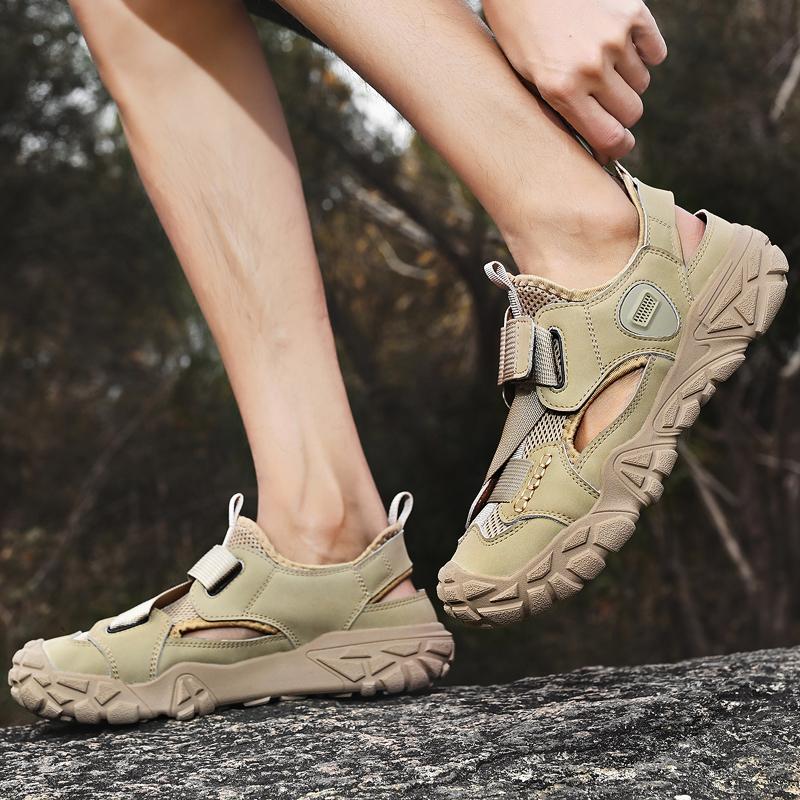 Men's Oversized Sandals, Breathable Outdoor Casual Sports Shoes Hiking Shoes Hiking Shoes