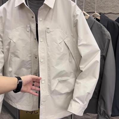 Spring and Autumn New Trendy Brand Jacket Jacket Men's Loose and Versatile Windproof Jacket