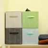 1PC Cube Storage Bins for Clothes Foldable Fabric Closet Storage with Handles Bedroom Wardrobe Organizing Container for Tops