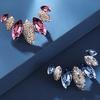 Brooch Irregular Design Sparkling Rhinestones Anti-exposed Brooch Pin Sweaters Collars Hats Bags Coats Scarves Badge Versatile Accessory