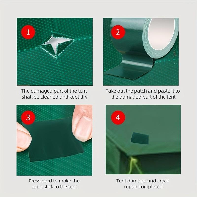 RV Roof Repair Tape Weatherproof UV Resistant Instant Seal Temperature Resistant for Motorhomes Caravans Camping Trailers