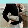Elegant 2024 Trendy Minimalist Women's Handbag Chic Black Pu Shoulder Bag