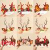 Mori Style Reindeer Antler Hair Clips - Festive Christmas Accessories for Women
