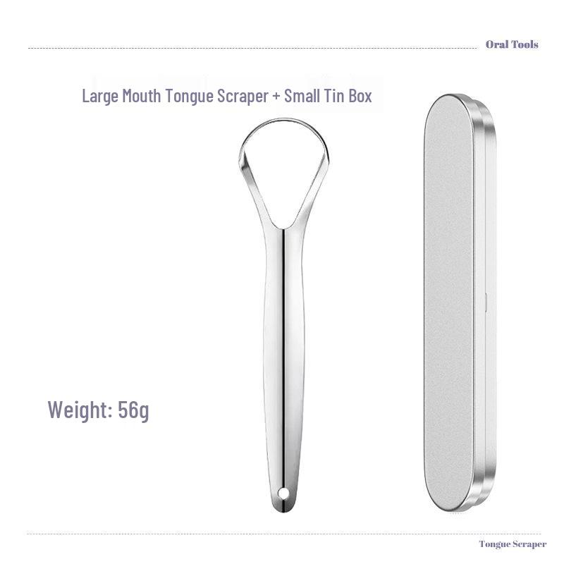 U-Shaped Stainless Steel Tongue Scraper and Coating Cleaner