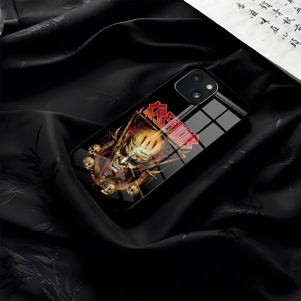Rock Band-K-Kreators Phone Case For IPhone 17 Pro Max 16 15 14 Pro Max 13 11 Plus Glass Cover