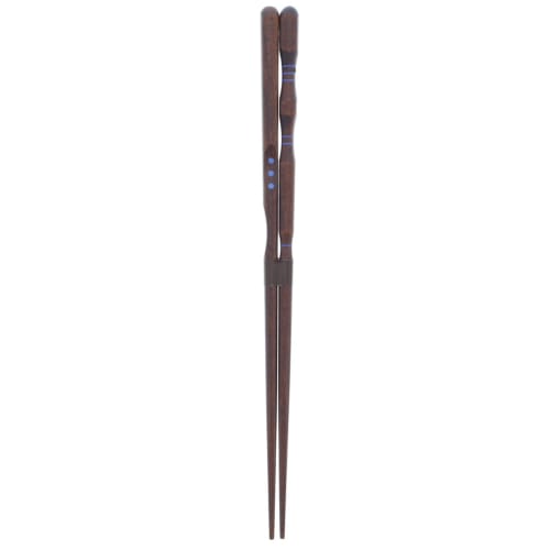 Ishida Chopsticks (Holding Instructions), Three-Point Support, Lacquered Wood (Natural Wood), 23cm