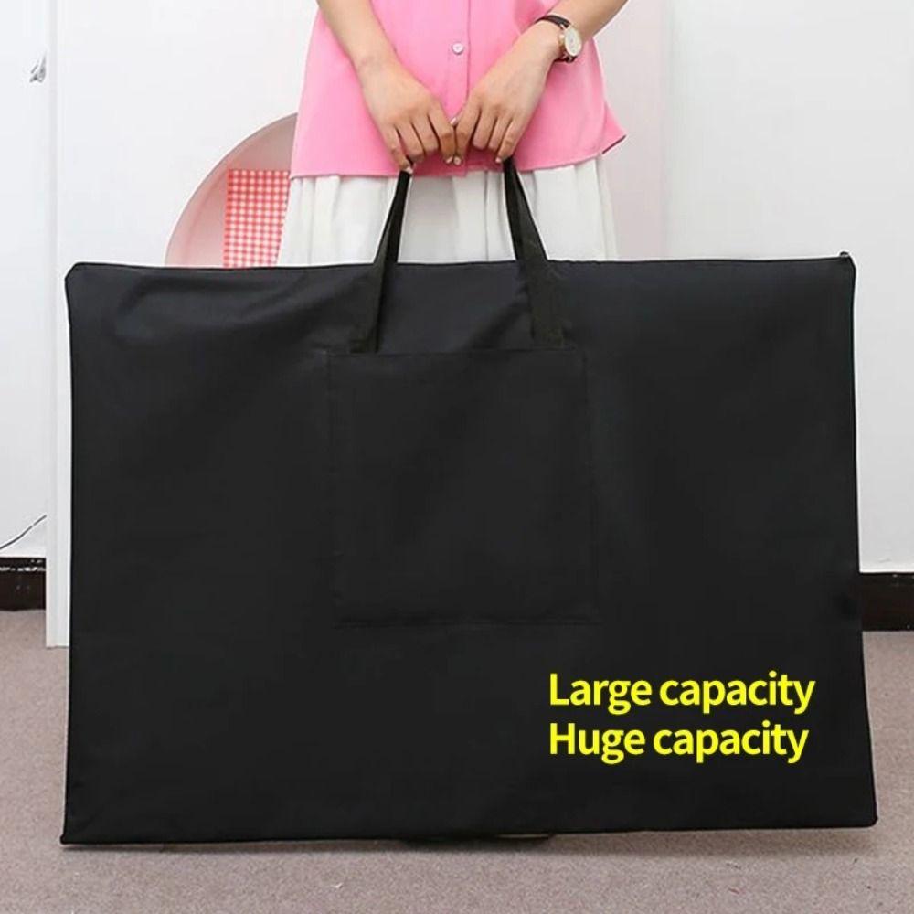 With Zipper Handle Art Portfolio Bag Large Capacity Drawing Board Holder  Artist