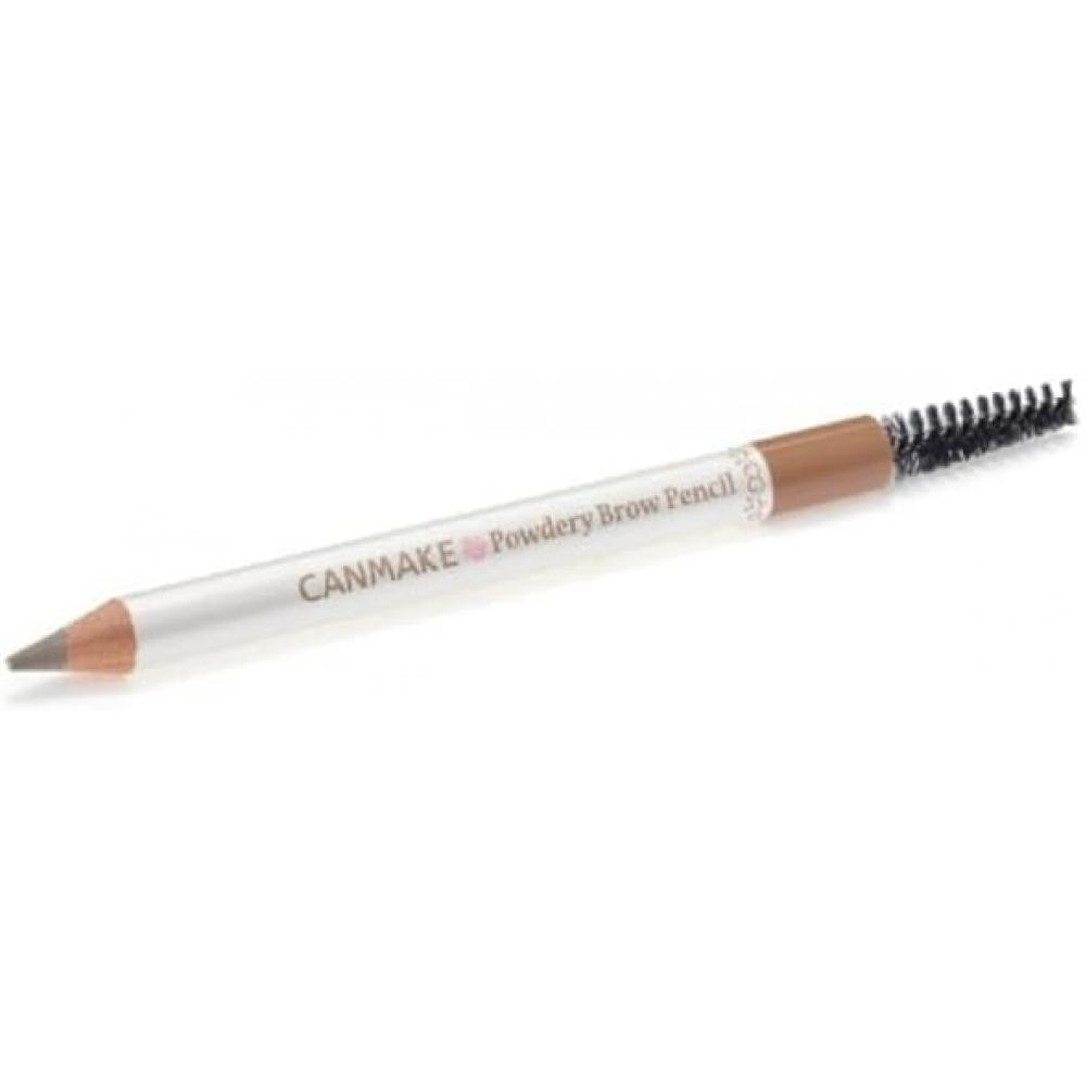 Canmake Powdery Brow Pencil 03 Cinnamon Brown 1.3g