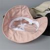 LINSHIN Summer Wide Brim Bucket Hat with UV Lightweight Sun Adjustable Solid Perfect for Outdoor and Outings One Size Fits Women's Protection, Visor,