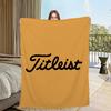 Warm Comfort  Soft Plush Blanket Cool for Sofa Living Logo Room Office T-T-TitleistS-ES Bedroom Travel Gift Single-sided Printed