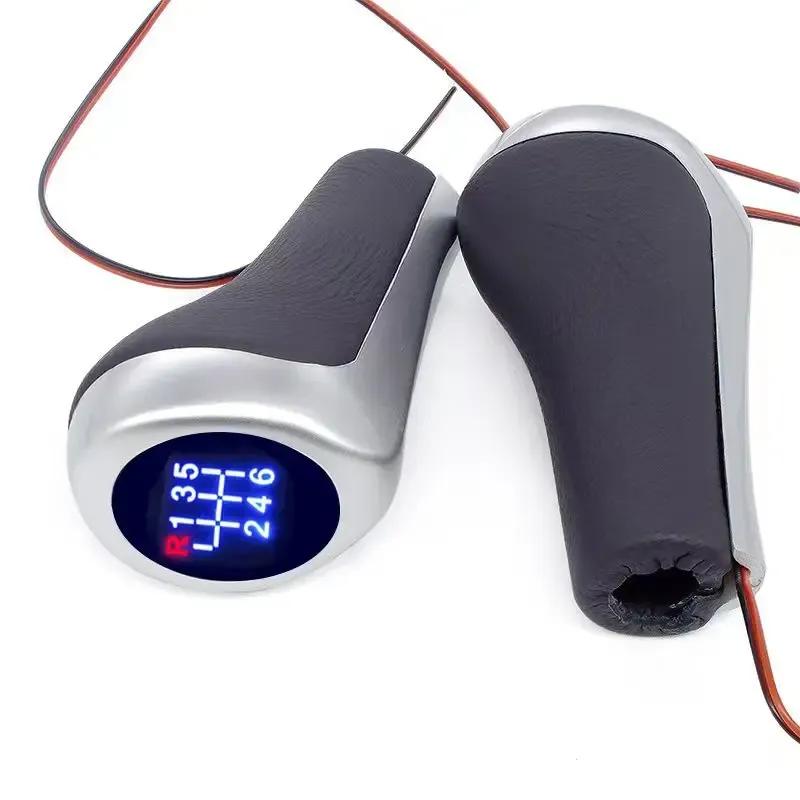 5/6 Speed Gear Shift Knob Manual Transmission Shift Stick Knob with LED Backlit for BMW E46 E90 E91 E92 X1 X3 X5