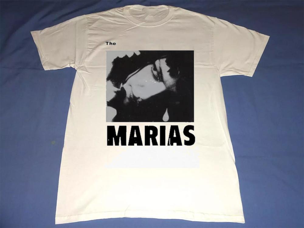 La Marias Tour White COTONE S-5XL T-Shirt a MANICA CORTA T-Shirt Unisex