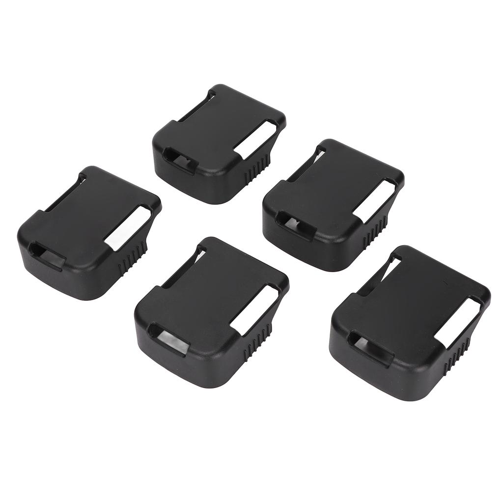 5pcs Lithium Battery Holder Battery Mount Storage Rack for Hitachi 18V Flat Push Lithium Battery