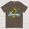 Savannahs Bananas Logo Unisex 100% Cotton Summer Casual Cool Loose T-Shirt