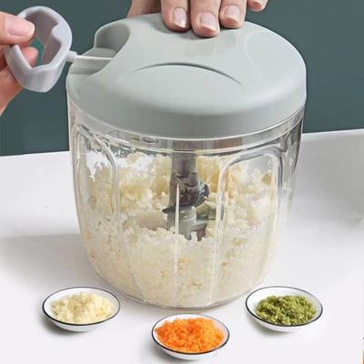 900ml Manual Meat Mincer Garlic Chopper Multifunctional Vegetable Cutter Handheld Meat Grinder Cooking Tools Kitchen Accessories