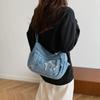 Denim Bag Women's Shoulder Bag Large Capacity Commuter Crossbody Bag