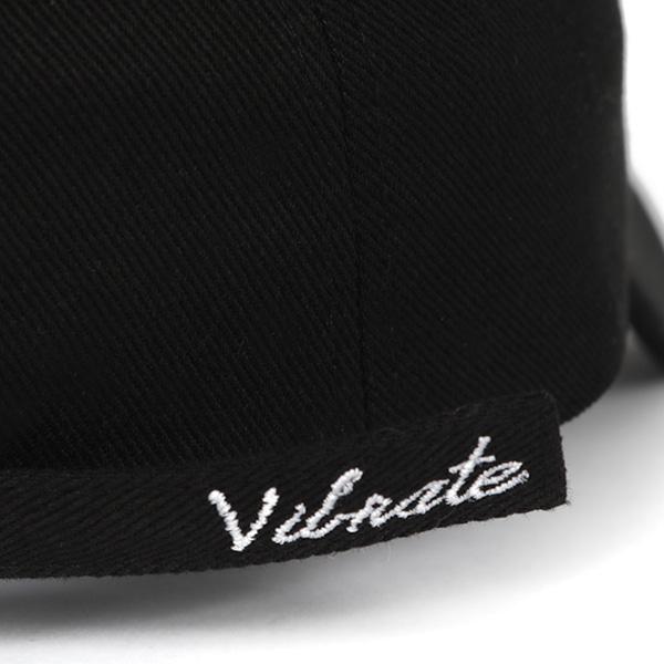 VIBRATE Black Line - Triangle Visor Ball Cap (Black)
