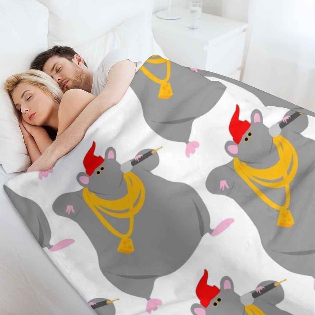 Biggie Cheese Throw Blanket Single Beautifuls Heavy Sofa Throw Blankets