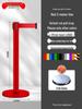 Retractable Queue Barrier Post with Belt