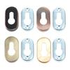 1 Set 304 Stainless Steel Split Lock Cover Interior Door Lock Cylinder Accessories Decorative Cover for Both Flat and Split Door