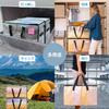 VENO Futon Storage Large Capacity Moving Alternative To Cardboard with Clear Double Perfect for Clothing and Travel Set of Bags, Bags, Boxes,