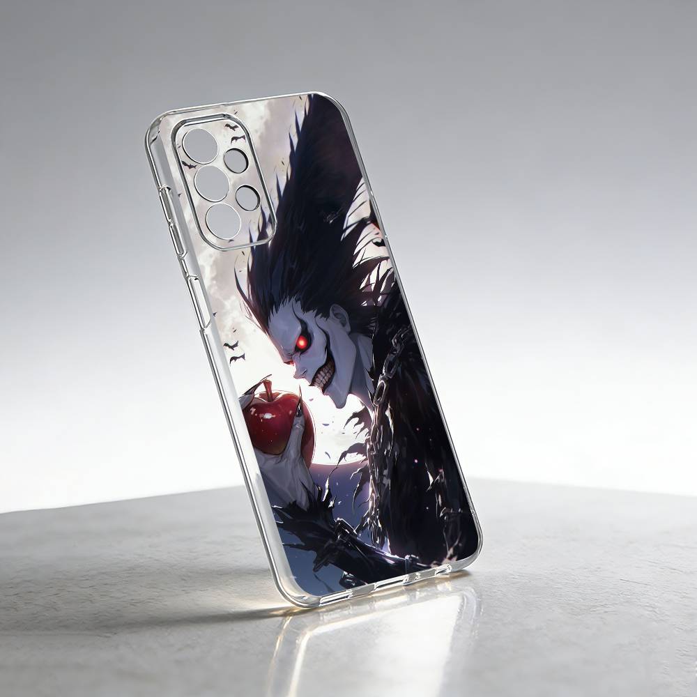 Death-h Note-eRyuk Phone Case For Samsung S25,S24,S21,S22,S23,S30,Ultra,S20,Plus,Fe Transparent Cover