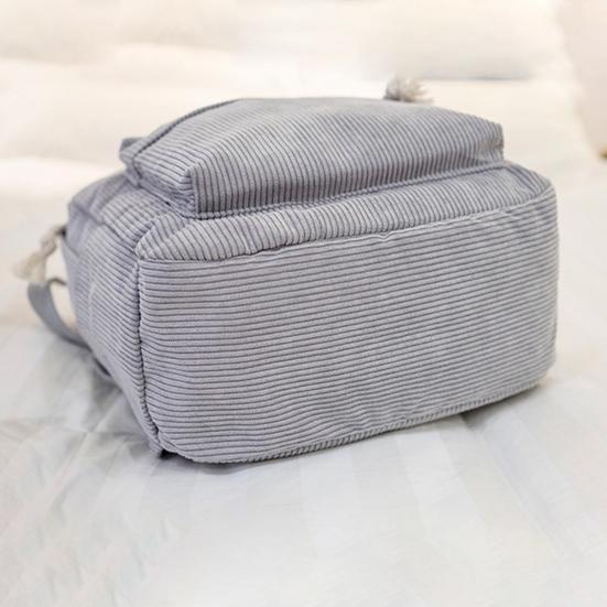 Jednobarevný manšestrový batoh proti krádeži, tréninkový batoh s nastavitelnými popruhy, velkokapacitní unisex školní taška na cestování, kempování, do práce, do posilovny