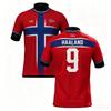 Norway Style Soccer Jersey Quick Dry Men Football Shirt Outdoor Sport Training Top Match Gym Kit Teamwear