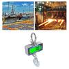 Digital Crane Scale 2000kg 4400lbs Industrial Hanging Scale 0.8 Inch 5 Digit LCD Display Unit Switching Data Hold Tare   Reset Function