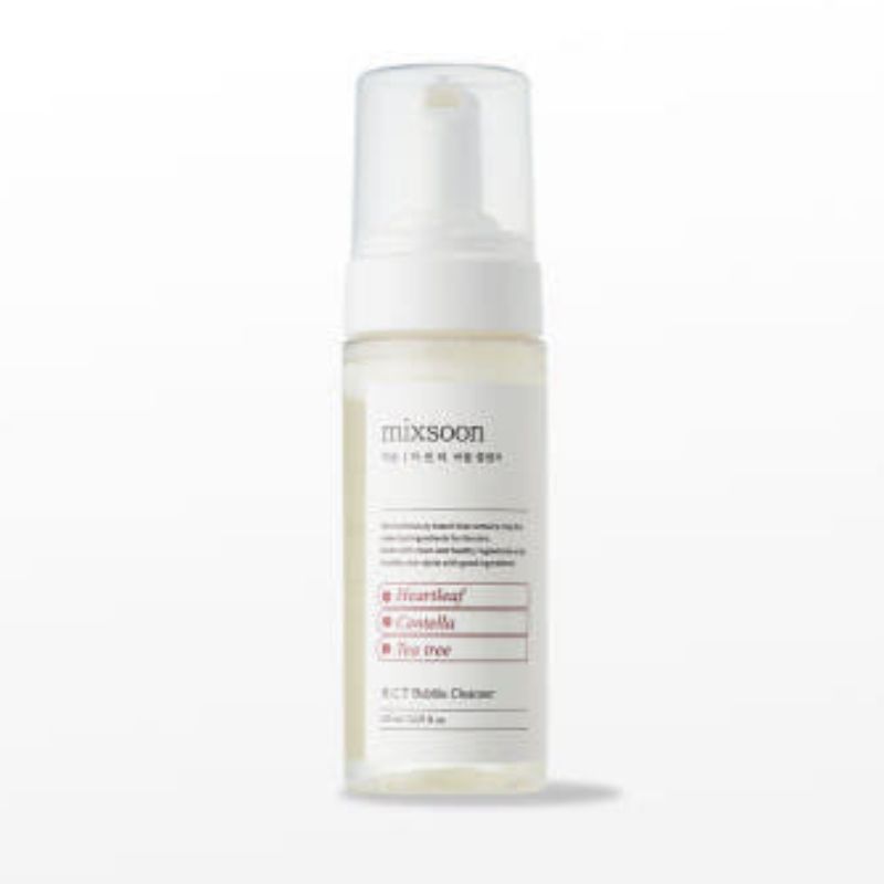 mixsoon H.C.T Bubble Cleanser 150ml – Deep Cleansing Korean Foam Cleanser for Clear & Fresh Skin